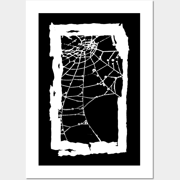 Spider Web Wall Art by TJWDraws